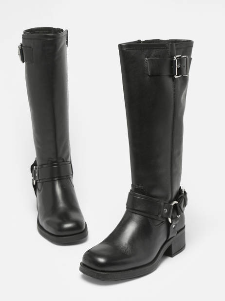 Boots Modular Uit Leder Ps poelman Zwart women SUISSESS ander zicht 2