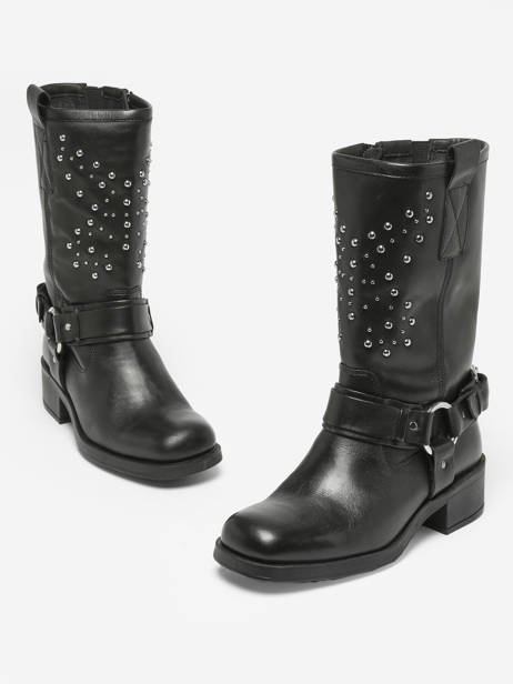 Boots Modular Uit Leder Ps poelman Zwart women MODULA36 ander zicht 1