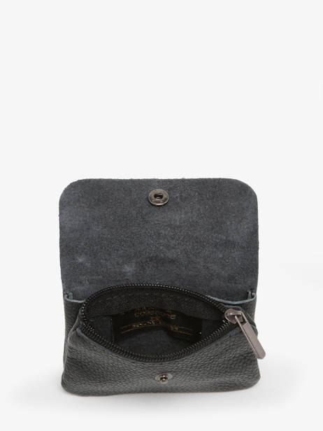 Portemonnee Caviar Leder Milano Zwart caviar CA23092 ander zicht 1