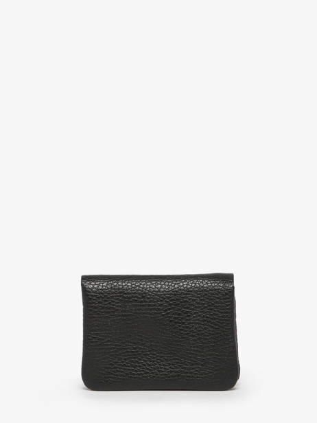 Portemonnee Caviar Leder Milano Zwart caviar CA23092 ander zicht 2