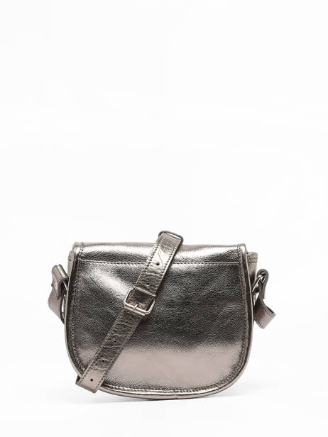 Cross Body Tas Vintage Leder Paul marius Zilver vintage BOHEMIEN ander zicht 4