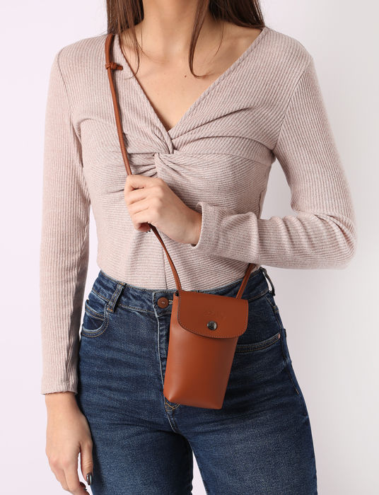 Longchamp Le pliage xtra Etui ipod/cd Bruin