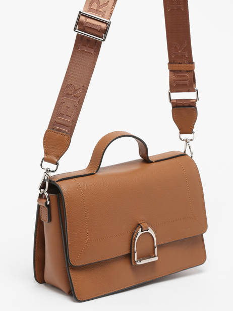 Cross Body Tas M Altesse Leder Etrier Bruin altesse A10109 ander zicht 2