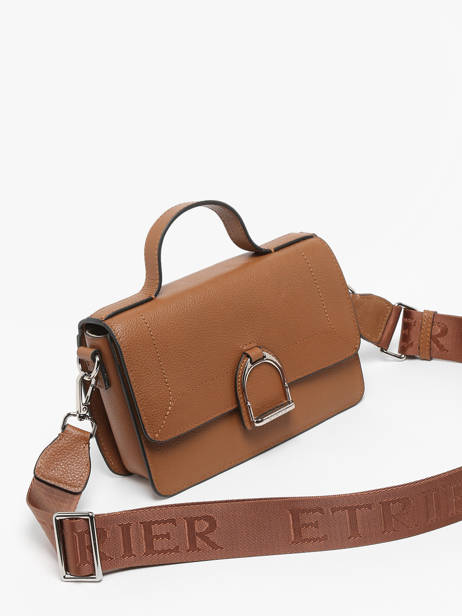 Cross Body Tas S Altesse Leder Etrier Bruin altesse EALT048S ander zicht 2