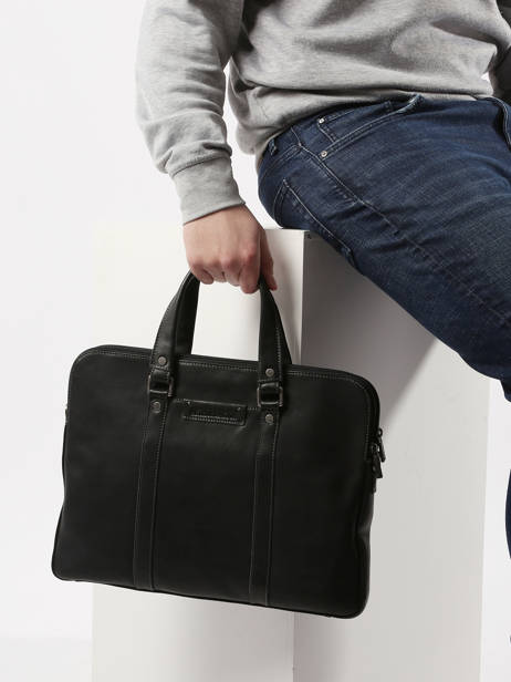 Business Tas Arthur 3 Compartimenten Arthur & aston Zwart johany 6 ander zicht 2