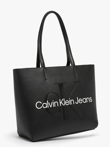 Schoudertas Sculpted Calvin klein jeans Zwart sculpted K610276 ander zicht 2
