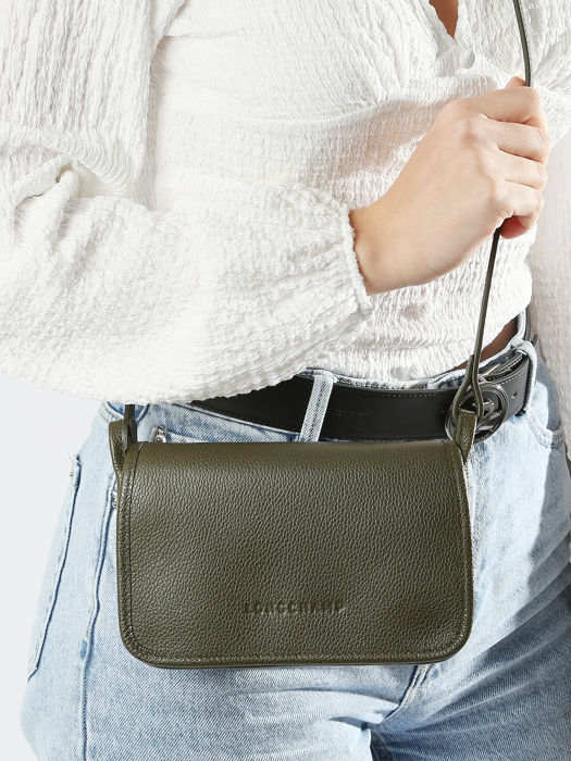 Longchamp Le foulonnÃ© Clutch Groen