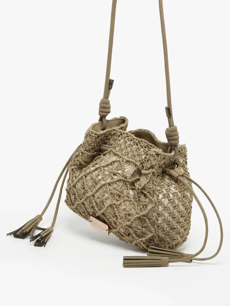 Cross Body Tas Tanaisie Uit Gevlochten Jute Woomen Groen tanaisie WTAN07 ander zicht 2