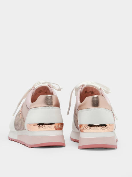 Sneakers Uit Leder Michael kors Roze women R4ALFS1D ander zicht 4