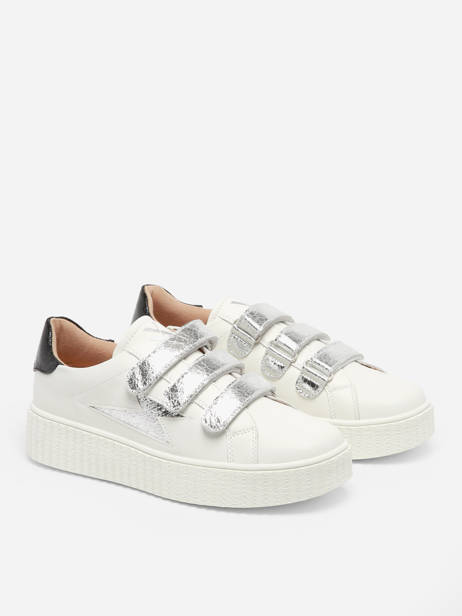 Sneakers Vanessa wu Zilver women BK2387AG ander zicht 3