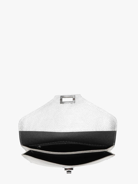 Clutch Milano Zilver caviar CA23122 ander zicht 3