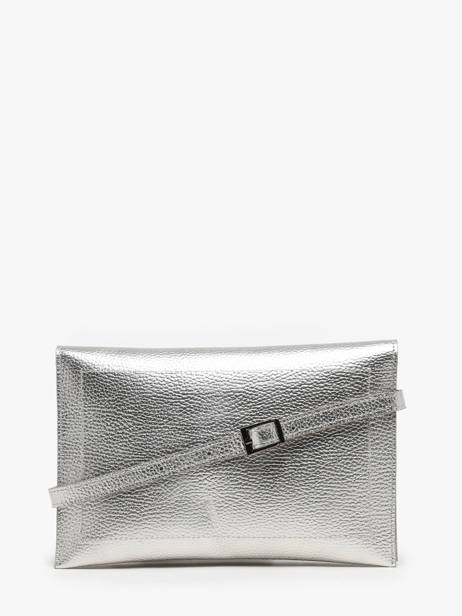 Clutch Milano Zilver caviar CA23122 ander zicht 4