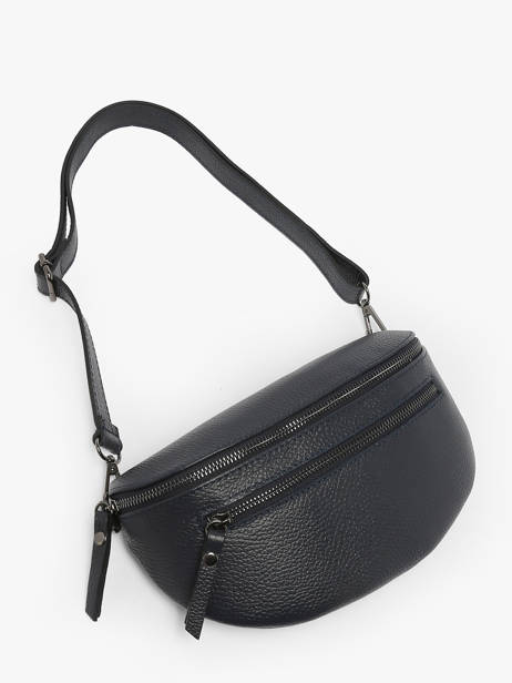 Heuptasje Caviar Leder Milano Blauw caviar CA23111 ander zicht 2
