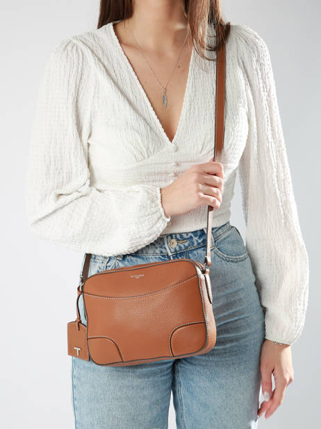 Cross Body Tas Romy Leder Le tanneur Bruin romy TROM1112 ander zicht 1