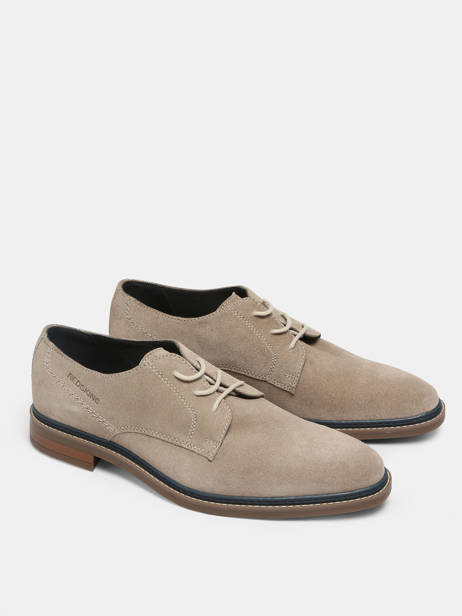 Derby Veterschoenen Uit Leder Redskins Beige men SARIN ander zicht 2