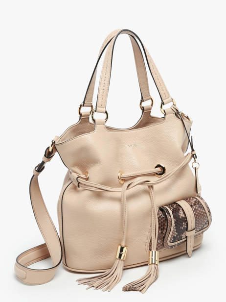 Bucket Bag M Premier Flirt Python Leder Lancel Beige premier flirt A10529 ander zicht 3