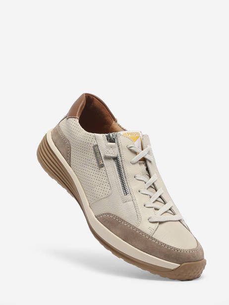 Sneakers Uit Leder Mephisto Grijs men P5145102 ander zicht 1