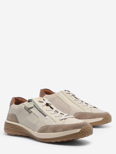 Sneakers Uit Leder Mephisto Grijs men P5145102 ander zicht 2