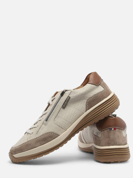 Sneakers Uit Leder Mephisto Grijs men P5145102 ander zicht 3