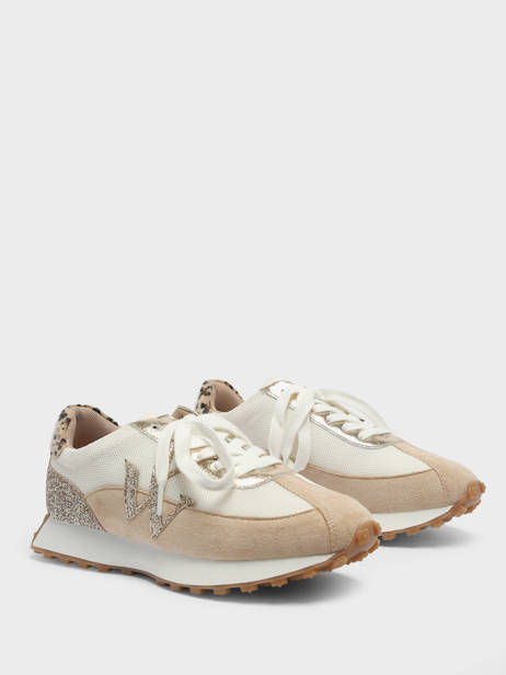 Sneakers Faustine Vanessa wu Beige women BK2655BG ander zicht 3