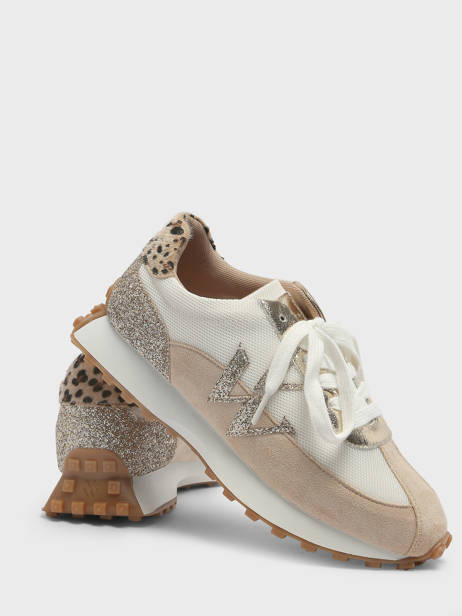 Sneakers Faustine Vanessa wu Beige women BK2655BG ander zicht 4