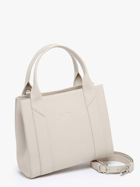 Handtas Breda Leder Nathan baume Beige mondrian 2 ander zicht 2