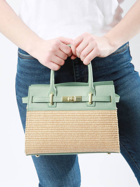 Handtas Capri Milano Groen capri CP23114 ander zicht 1