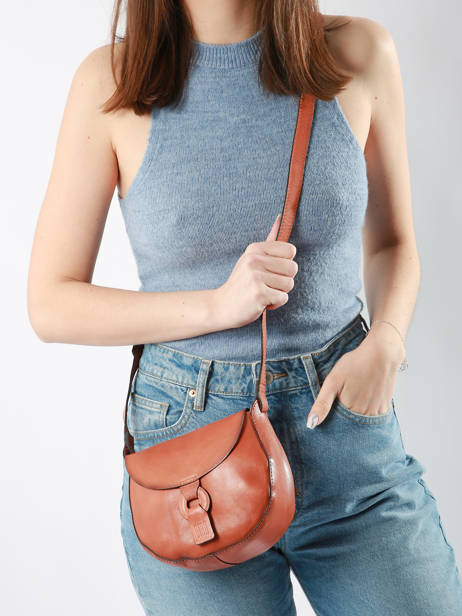 Cross Body Tas Heritage Leder Biba Bruin heritage ROD1L ander zicht 1