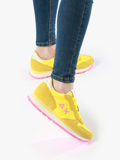 Sneakers Sun68 Geel women Z34201 ander zicht 2
