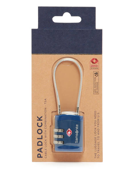 Hangslot Samsonite Blauw global ta C01041