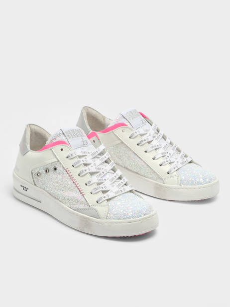 Sneakers Uit Leder Semerdjian Wit women HOV11574 ander zicht 3