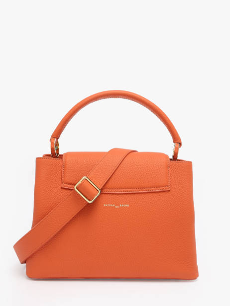 Handtas Magnolia Leder Nathan baume Oranje eden 3 ander zicht 4