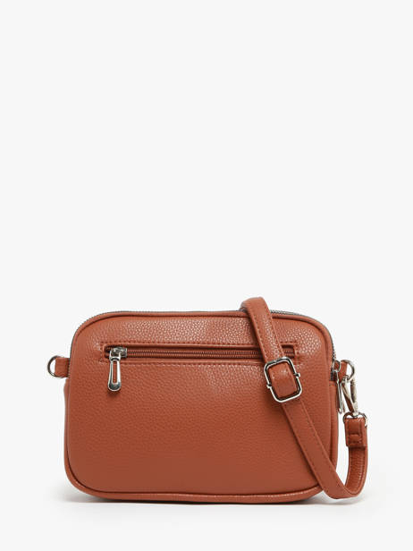 Cross Body Tas Grained Miniprix Bruin grained F6993 ander zicht 4