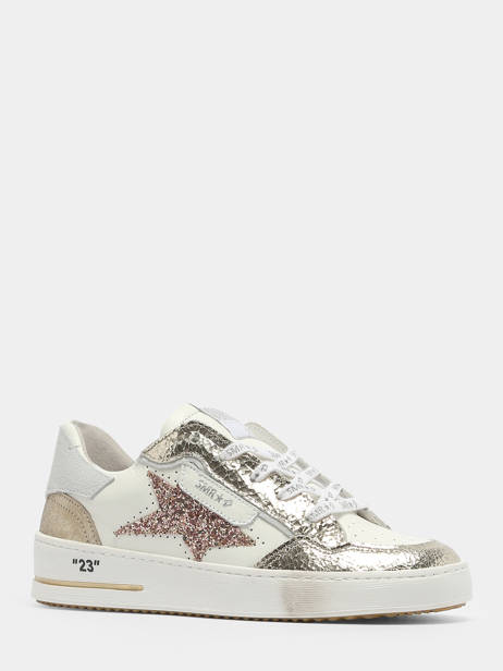 Sneakers Uit Leder Semerdjian Goud women ALE11813 ander zicht 1