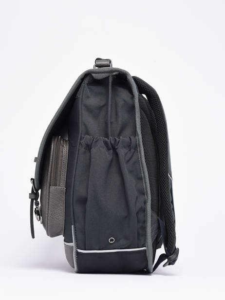 Rugzak 2 Compartimenten Cameleon Blauw vintage urban PBVBSD39 ander zicht 3