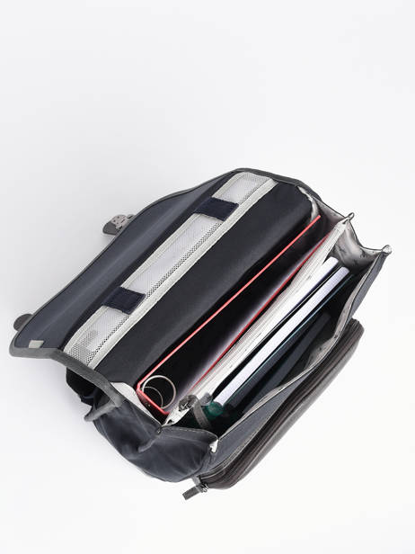 Rugzak 2 Compartimenten Cameleon Blauw vintage urban PBVBSD39 ander zicht 4