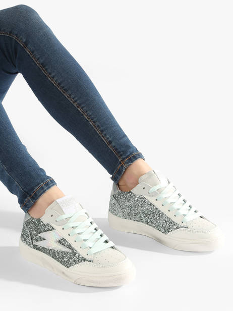 Sneakers Uit Leder Semerdjian Groen women TAL11746 ander zicht 2