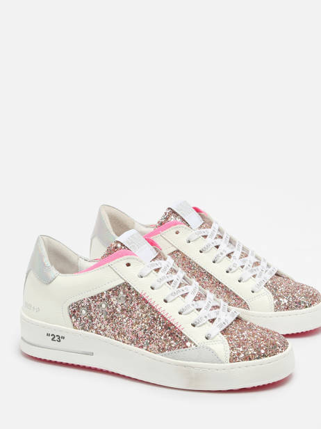 Sneakers Uit Leder Semerdjian Roze women HOV11581 ander zicht 3