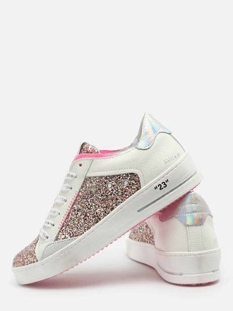 Sneakers Uit Leder Semerdjian Roze women HOV11581 ander zicht 4