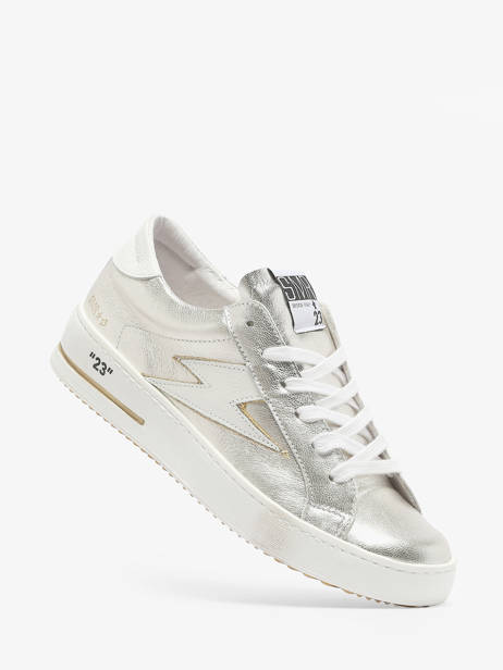 Sneakers Uit Leder Semerdjian Zilver women MAYA7992 ander zicht 1