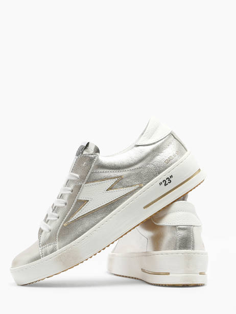 Sneakers Uit Leder Semerdjian Zilver women MAYA7992 ander zicht 4