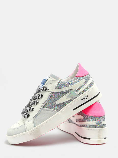 Sneakers Vana Uit Leder Semerdjian Zilver women VAN11732 ander zicht 5