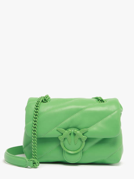 Cross Body Tas Love Bag Puff Leder Pinko Groen love bag puff A1JO