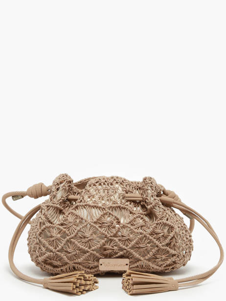 Cross Body Tas Tanaisie Uit Gevlochten Jute Woomen Beige tanaisie WTAN06