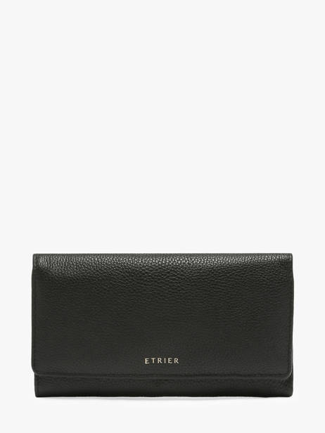 Portefeuille L Tradition Leder Etrier Zwart tradition ETRA095L