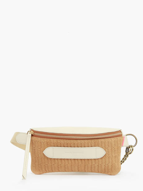 Belt Bag Coachella Leder Met Vlechtmotief Marie martens Beige coachella CVT