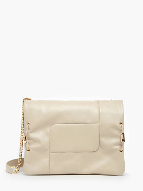 Cross Body Tas Billie Leder Lancel Beige billie A12766