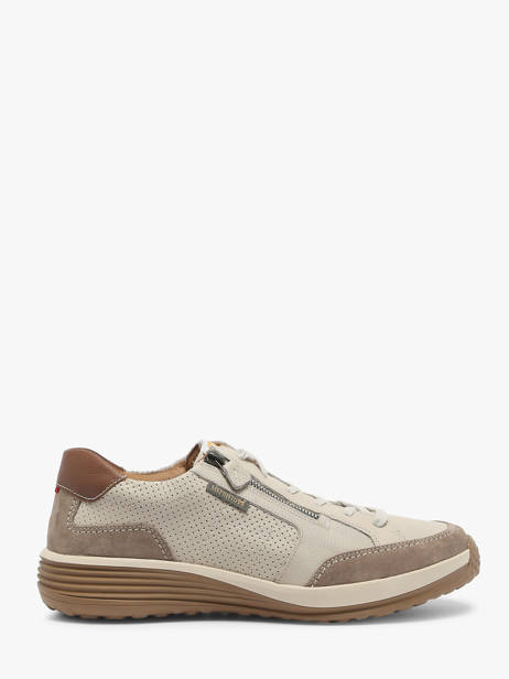 Sneakers Uit Leder Mephisto Grijs men P5145102