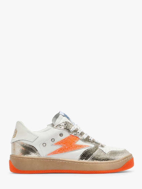 Sneakers Uit Leder Semerdjian Oranje women NUN11554