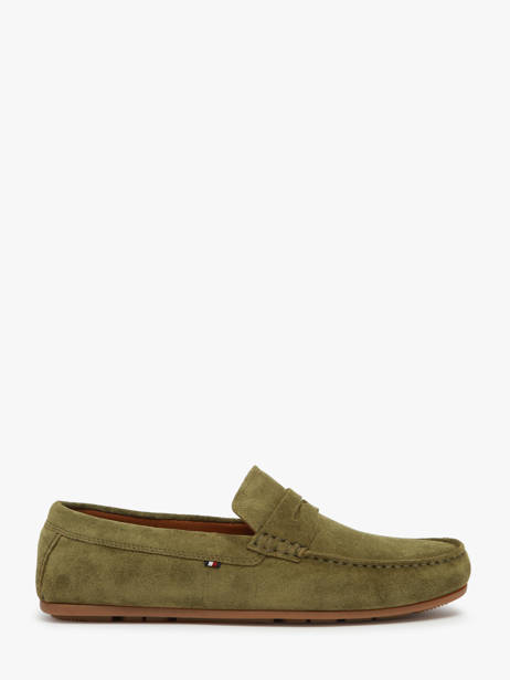 Mocassins Uit Leder Tommy hilfiger Groen men 4998MSD